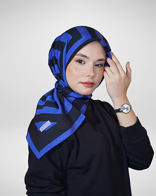 Spring Eşarp Yeni Desen Üçgen Desen