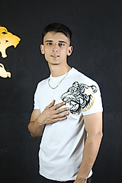 Zerowear - Philipp plein erkek tişört (BEYAZ)