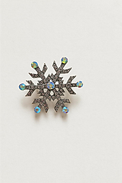 Taşlı Kartanesi Broş