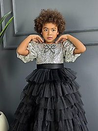 Kız Çocuk Tasarım Prenses Elbise