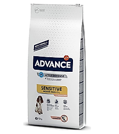 Advance Medium & Maxi Sensitive Somonlu 12 kg Yetişkin Köpek Maması