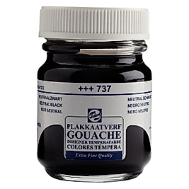 Talens Guaj Boya 50 ML 737 - Neutral Black