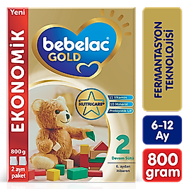 Bebelac Gold 2 Devam Sütü 800g 6-12 Ay