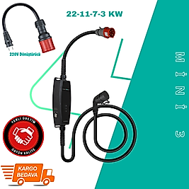 POWERŞARJ 11 KW - 22 KW AC Mobil Şarj İstasyonu