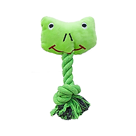 Eastland İpli Sesli Peluş Kurbağa Köpek Oyuncağı 16 cm