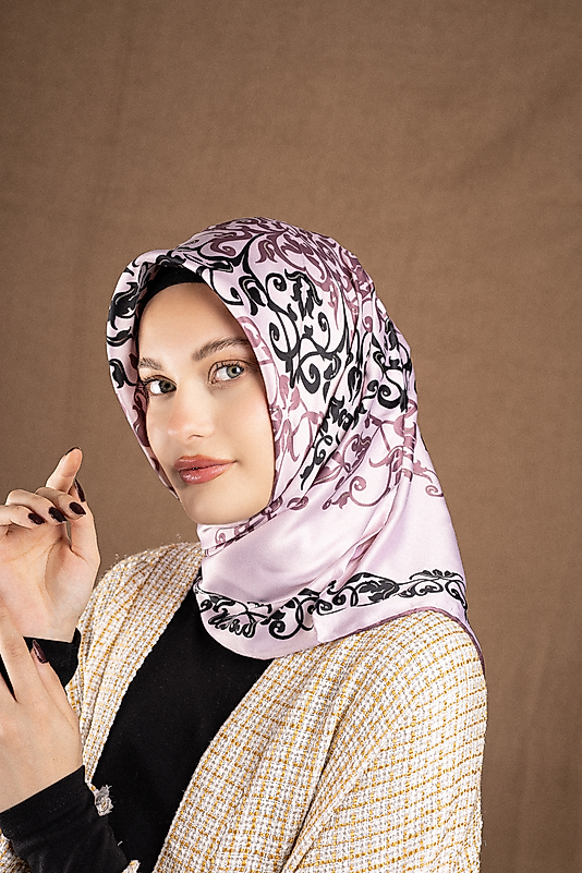 Varaklı Saten Eşarp