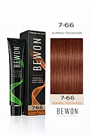 BEWON SAÇ BOYASI 100 ML (7-66 KUMRAL YOĞUN KIZIL)