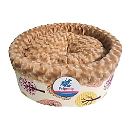 Pet Pretty Special Peluş Simit Açık Kahve Yatak