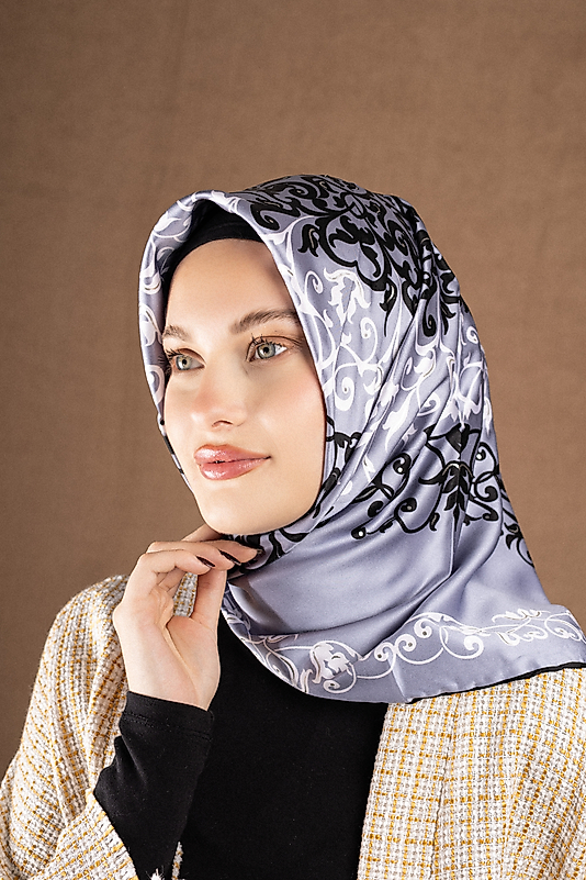 Varaklı Saten Eşarp