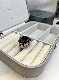 925 AYAR ONİKS TAŞLI  GÜMÜŞ EREK YÜZÜK