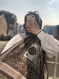 Versace model soft şal