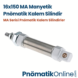 16x150 MA Manyetik Pnömatik Kalem Silindir