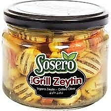 SOSERO GRİLL ZEYTİN KAVANOZ 300 CC