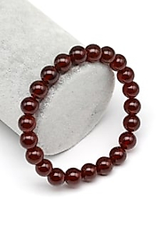 Garnet Doğal Taş Bileklik 8 mm Küre