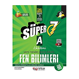 Nitelik Yayınları 7.Sınıf Fen Bilimleri (A) Süper Soru Yeni Nesile Geçiş