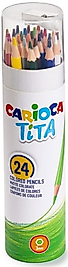 CARIOCA KURU BOYA KALEMİ TİTA 24 LÜ TÜP 43341
