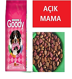 GOODY  KÖPEK MAMASI KUZU ETLİ & PİRİNÇLİ   1 KG (Açık Mama)