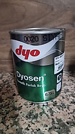 dyosen sentetik parlak boya siyah 0.75 lt