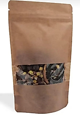 DOYPACK KRAF PENCERELİ KİLİTLİ 13 *22.5  250 GR. 50 ADET