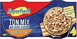 SUPERFRESH FASULYELİ TON BALIK 2X150 GR