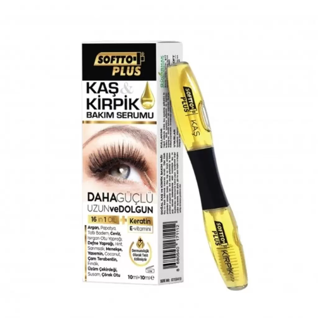 Softto Plus Dolgunlaştıran Kaş Kirpik Serumu 10 Ml