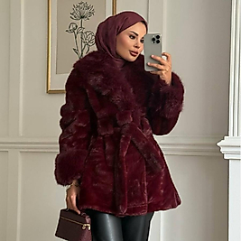 ORJİNAL ALPAKA KÜRK PEMBE