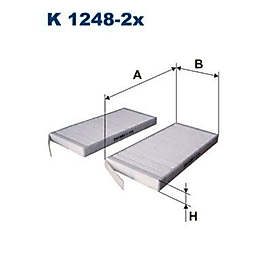 FILTRON K12482X  POLEN FILTRESI >RENAULT >MASTER III 2.3 DCI KANGOO 1.5DCI 16 16V (10>)