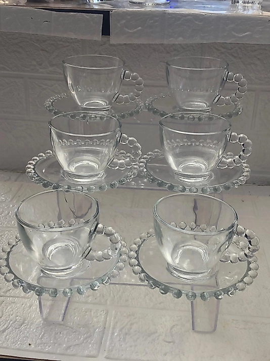 BONCUKLU ÇAY SETİ