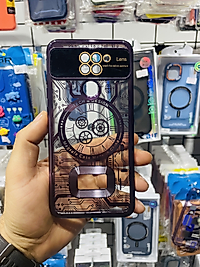 Redmi Note 9 Kamera Lens Korumalı Telefon Kılıfı Mor