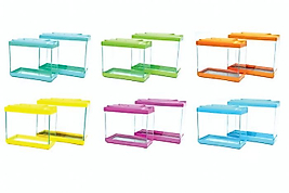 35 cm Renkli Kapak Akvaryum (35x16,5x30cm)