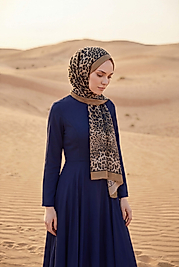 Spring Leopar Desenli Şal