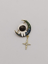 Ay Kuzeyyıldızı &Astronot Broş