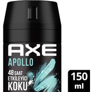 Axe Erkek Sprey Deodorant Apollo 48 Saat Etkileyici Koku Vücut Spreyi 150 ml