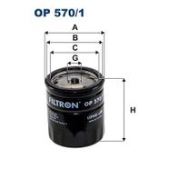 FILTRON OP570/1 YAĞ FİLTRESİ ASTRA G (98-05)-ASTRA H-COMBO 05> CORSA C 00> VECTRA C 02> 1.4-1.6-1.8-2.0T