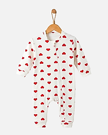 Kız Çocuk 1-3 Yaş Kalpli Uyku Tulumu