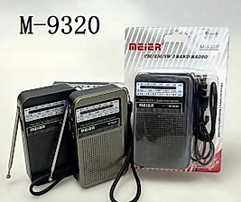 Meier M-9320 Şarjlı Fm Am Sw 3 Bandlı Cep Radyosu