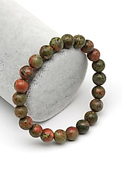 Unakit Doğaltaş Bileklik 8 mm Küre