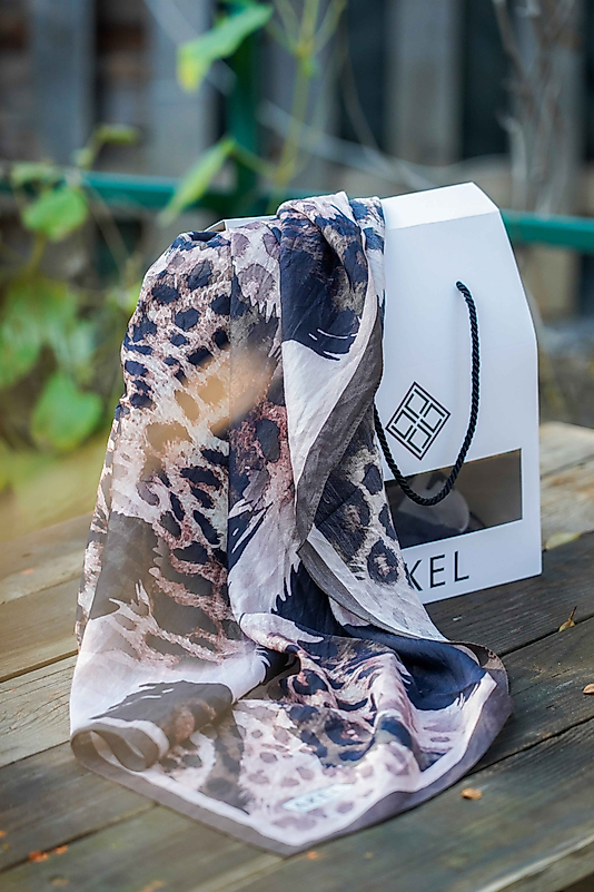 Spring Eşarp Leopar Desen