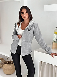 3 İPLİK KAPŞONLU SWETERS