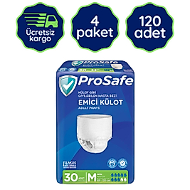 Prosafe Emici Külot Hasta Bezi Orta(M) 30'lu 120 Adet