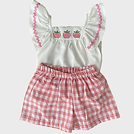 Kız Bebek Bluz ve Şort Takımı