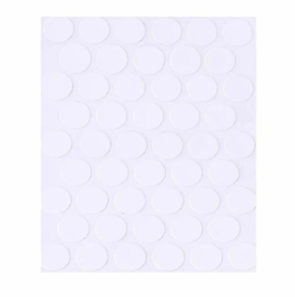 PARLAK BEYAZ YAPIŞKANLI VİDA TAPASI (50 ADET)