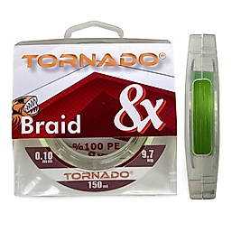 Tornado 0,10 mm 8x ip Misina (Fıstık Yeşil)