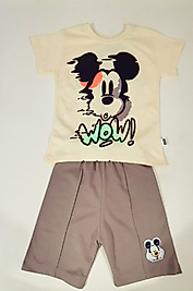 Erkek Çocuk Mickey Mouse Wow 2'li Takım