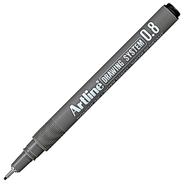 ARTLINE ÇİZİM KALEMİ DRAWING SYSTEM 238 0.8 SİYAH A-EK-238 BLACK