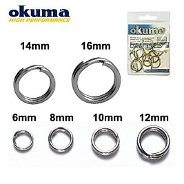 Okuma split halka 10'lu paket 14 mm