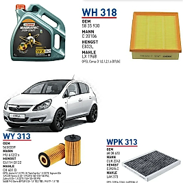 OPEL CORSA D 1.2 85 HP MOTOR YAĞ BAKIM SETİ