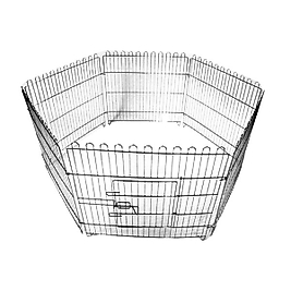 EuroGold Küçük Köpekler İçin Tel Panel Oyun Alanı 59 Cm X 63 Cm 6 Panel