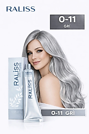RALİSS SAÇ BOYASI 60 ML. (0-11 GRİ)