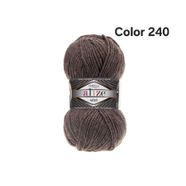 ALİZE SUPERLANA MİDİ COLOR 240-KAHVE MELANJ
